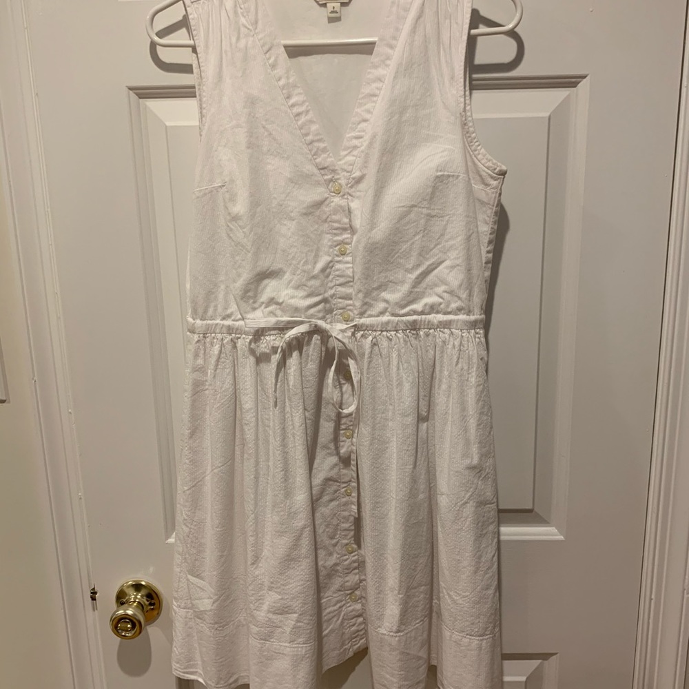 Gap white sleeveless dress
